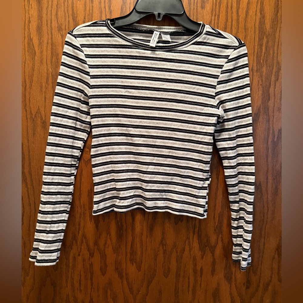 Striped Long Sleeve Top